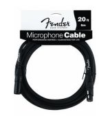 FENDER 099-0820-013 Microphone Cable, 20', Black FM20