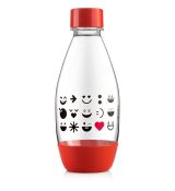 Fľaša detská 0.5l smajlík červená SODASTREAM