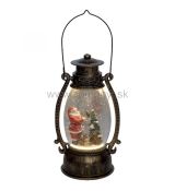 VIANOČNÁ DEKORÁCIA, LAMPÁŠ SO SNEŽÍTKOM A TRBLIETKAMI LTN 15 SOMOGYI