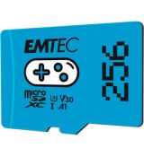 MicroSDXC 256GB Gaming Blue EMTEC