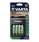 Nab. LCD Plug + 4x AA 2100mAh VARTA