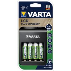 Nab. LCD Plug + 4x AA 2100mAh VARTA