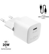 FIXC20M-CL-WH nabíjačka Mini USB-C/Light