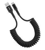 YCU 500 BK špirál. kábel USB A/C YENKEE