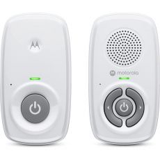 Detská pestúnka Motorola AM21 / dosah až 300 m / nočné svetlo / biela