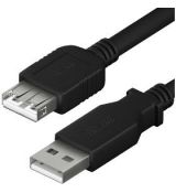 YCU 014 BK USB A M/F Prodluž.kab. YENKEE