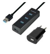 HUE-S2BP 4x HUB USB 3.0 CHARGING USB-A