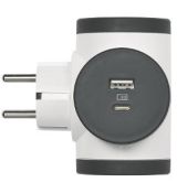 ZÁS. ROZBOČ.2x, 1xUSB-A, 1xUSB-C LEGRAND