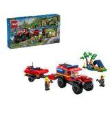 Hasičské auto 4x4 a zách. čln 60412 LEGO