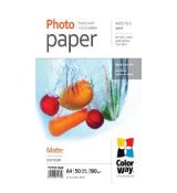 Fotopapír Matte A4 50 ks 190g COLORWAY