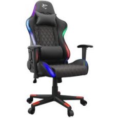 Herné kreslo THUNDERBOLT s RGB čierne
