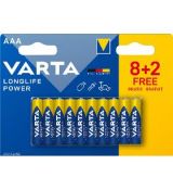 Longlife Power 8+2 AAA Double Blister