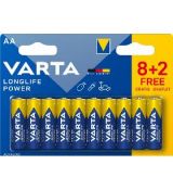 Longlife Power 8+2 AA Double Blister