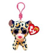 Livvie hnedo-ružový leopard 8,5 cm TY