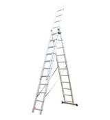 FZZ 4311 Trojdiel. rebrík 3x11 FIELDMANN