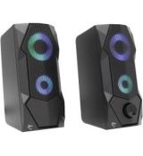 FLOW speakers 2.0 RGB black WHITE SHARK