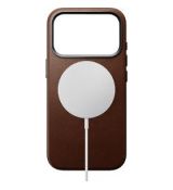 Leather Case iPhone 17 Pro Brown NOMAD
