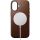 Modern Leather Case iPhone 17 Brown