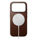 Modern Leather Case iPhone 17 Pro Brown