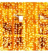Svetelný záves DOT LED, 2 x 2 m, teplá biela KAF200DWW