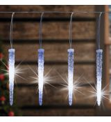 HOME Vianočná súprava LED cencúľ KJL360 360 LED 5,6×0,4 m 15 cencúľov studená biela IP44