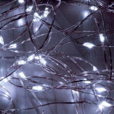 Zväzok micro LED svietiacich reťazcov ML 200/WH