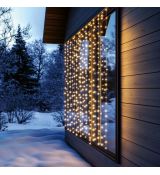 DOT LED svietiaci reťazec, 2 x 2 m, teplá biela KAF400DWW