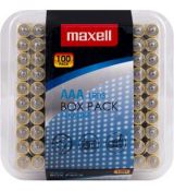 LR03 100 box AAA Power Alk MAXELL