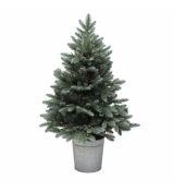 Umelý vianočný stromček s LED osvetlením, na batérie, výška 90 cm KMF90BLED