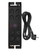 Prepäťová ochrana 8 zás. 3m čierna EMOS