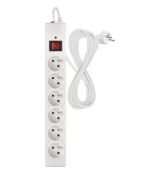 Prepäťová ochrana 6 zás. 5m biela EMOS