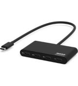 USB-C HUB 3x USB-C 3.1+1xUSB-C 100W PORT