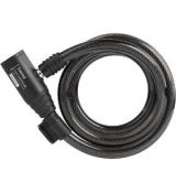 Bike lock lankový špirálový, 120 cm HAMA