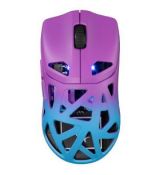 Herná myš DAGONET modrá/fialová WHITE SH