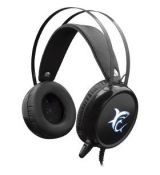 Herné headset MARGAY WHITE SHARK