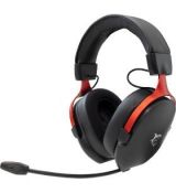 Herné headset FOX čierna WHITE SHARK