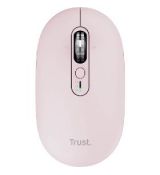 Myš Seron Hyperscroll Slim ružová TRUST