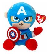 TY - SOFT CAPTAIN AMERICA Marvel, 15 cm
