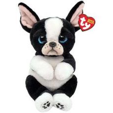 Squishy RUDY čierny pes, 22 cm TY