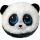 Bouncer CHECKERS biela panda, 8 cm TY