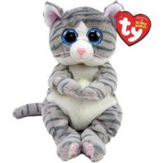 MITZI šedá mačka, 15 cm TY