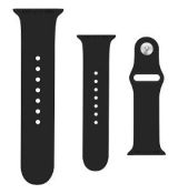 YWB 020 AW Silic Band 42-45mm BK YENKEE