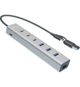 USB-C/A Charging HUB 3x USB-C, 4x USB-A