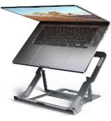 STND-LAG stojan na ntb 10"-17.3" šedý AX