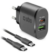 Cestov. nabíjecí sada USB-A/USB-C 20W či