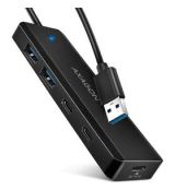 HUE‑C2A 4×USB 5Gbps TRAVEL hub AXAGON