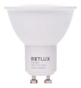 RLL 684 GU10 bulb 3W WW D RETLUX