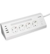 15W 4x, 2xUSB-C, 2xUSB, 1x LED B HUSLOG